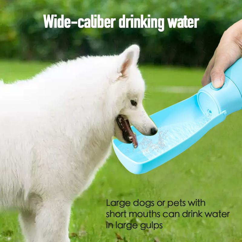 Portable Water Bottle for Dogs - Foldable - Pet Outdoor Travel Accessories - Leak Proof - Cat and Dog Products for Walking, Hiking portable dog
