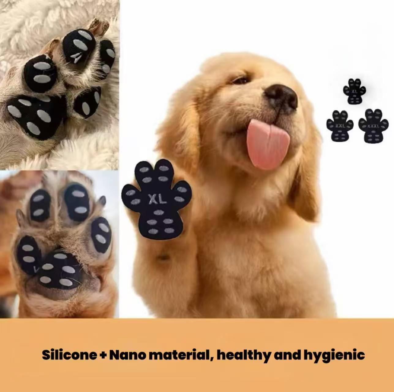 Dog Paw Pads,Protective & Comfortable Footwear for Pets, Durable Design with Heat Shield and Stable Grip, Ideal for Safe Outdoor Adventures