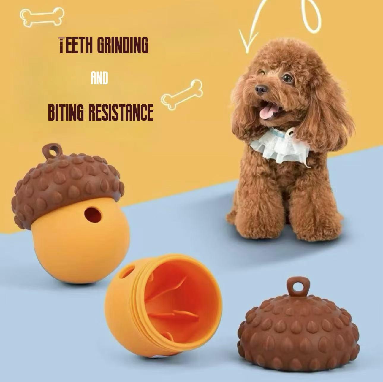 Best Christmas Gift for Pets, Interactive Dog Treat Slow Feeder, Dog Treat Dispenser, Indoor/Outdoor Fun Toy for Pets