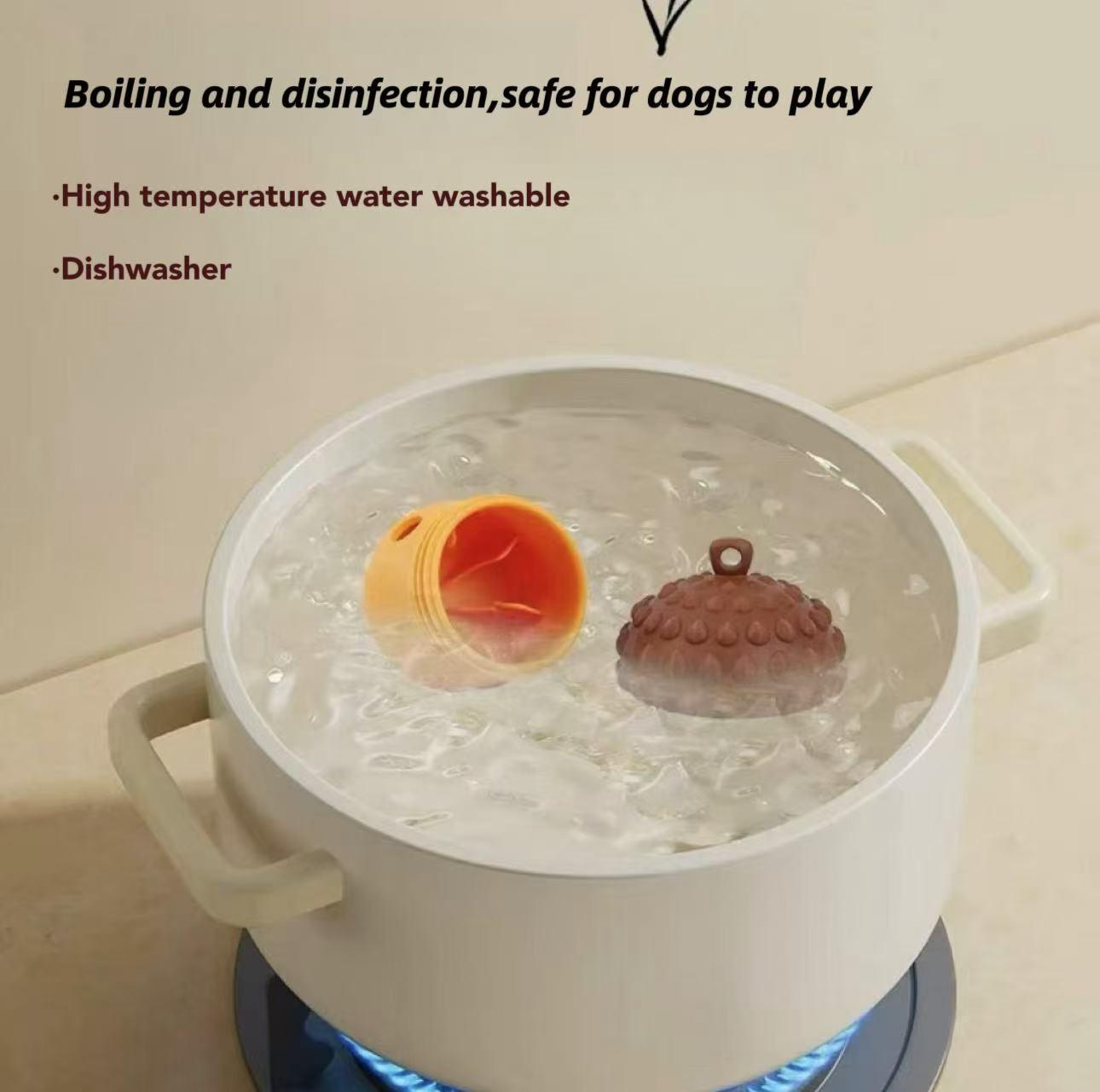 Best Christmas Gift for Pets, Interactive Dog Treat Slow Feeder, Dog Treat Dispenser, Indoor/Outdoor Fun Toy for Pets