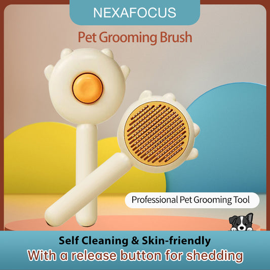 Cat Comb Brush for Long Hair Cleanup and Floating Hair Pet Use - Pet Grooming Tool for Cats and Dogs -  Medium Combs & Brushes pet  grooming