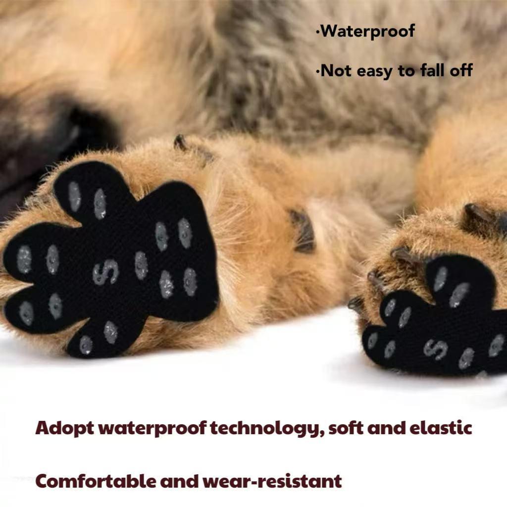 Dog Paw Pads，Protective & Comfortable Footwear for Pets, Durable Design with Heat Shield and Stable Grip, Ideal for Safe Outdoor Adventures