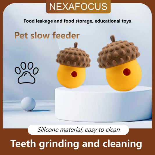 Best Christmas Gift for Pets, Interactive Dog Treat Slow Feeder, Dog Treat Dispenser, Indoor/Outdoor Fun Toy for Pets